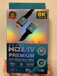 📺全新正版📺8K 電視高清線 HD2.1 V Premium