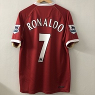 06 07 MU Man Utd Home Soccer Jersey ROONEY 2006 2007 Retro Men Football Shirts