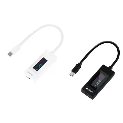 4-30V 0-6.5A Type-c Tester LCD Color Screen USB Current Voltage Tester 0-195 watts 0-999 watt-hour B