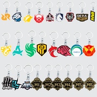 GANTUNGAN GILAN Acrylic Keychain TEAM ESPORT MLBB ALL REGION RRQ EVOS M SERIES Cute Wallet Bag Chain