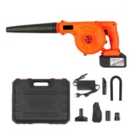 Cordless Leaf Blower 21V 4.0A Lithium 2 in 1 Sweeper and Vacuum Electric Air Blower Computer Cleaner