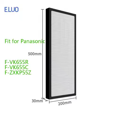 H12 F-ZXKP55Z Hepa Filter For Panasonic F-VK655R F-VK655C Air Purifier Filter to Collect Dust 500*20