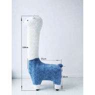 Alpaca Pedestal Cart with Wheels - Stuffed Animal Sitting for Toddlers 5-10 Years Old