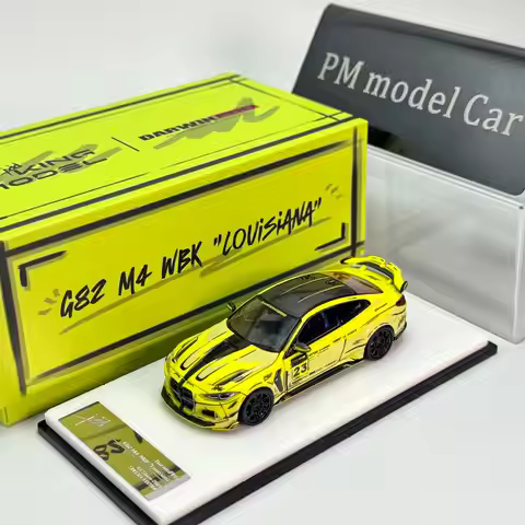 King Model KM 1:64 BMW M4 G82 DarwinRRO Alloy Diecast Model Car Collectible Gift