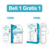 【Beli1 Gratis1】Dr.isla Botol susu bayi 0 6 tahun Natural Bottle Twin BPA Free 150ml+330ML Botol Susu