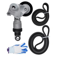90K-39390 Serpentine Drive Belt Component Kit Fit for Mazda CX-3 CX-30 CX-5 CX-9 MX-5 Miata 2.0L 2.3