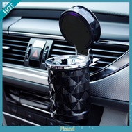 Pisand  Car LED Light Smoking Ashtray Cup Travel Home Vehicle Cigarette Ash Holder