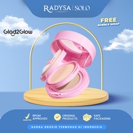 RADYSA - Glad2Glow 2in1 Perfect Pair Cushion Powder Foundation & Lip serum Waterproof Make Up Settin