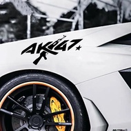 AK47 Gun Personalised Creative AK-47 Car Sticker Auto Body Bumper Window Motorcycle Laptop Wall Viny