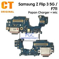 Ori PCB Connector Board Charger Mic Samsung Galaxy Z Flip 3 5G / Z Flip3 5G / SM-F711B / SM-F711N / 