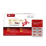 Chong Kun Dang Iron Folic acid VitaminD B12 Plus pregnant woman Health Supplements Foods 500mg 60Cap