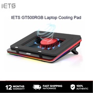 IETS GT500 Powerful Turbo-Fan RGB Laptop Cooling Pad gaming laptop cooling for 13-17.3inch Laptop Co