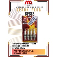 NGK SPARK PLUG BP6ES - PROTON SAGA 12V , ISWARA , WIRA 1.3 1.5 , SATRIA 1.3 1.5 , NISSAN SUNNY B11 (