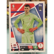 Dominik Livikovic Topps UEFA Euro 2024 Card (Crooatia)