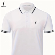 Men's Polo Shirt Shirt Men's T-Shirt Men's Polo Shirt Summer Men's Lapel Polo Short-Sleeved Top Business Polo Casual Men's Printing