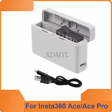 For Insta360 Ace Pro/Ace 2-ways Fast Charging Case Battery Charger Storage Battery Storage Box for I