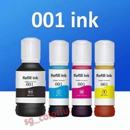 Ink Bottles T001 Refill Dye Ink For Epson 001 EcoTank L6170 L6160 L6190 L4150 L4160 L3150 L3110 Printer Ink Series