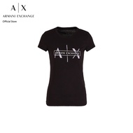 AX Armani Exchange เสื้อยืดผู้หญิง รุ่น AX 3DYT46 YJ3RZ1200 - สีดำ