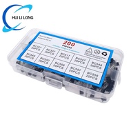 200Pcs Transistor Assortment PNP NPN TO-92 Transistor Kit Assortment Box BC327 BC337 BC517 BC547 BC5