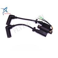 Outboard Engine 339-879147T71 Ignition Coil for Mercury Quicksilver 10HP 15HP 20HP / 3BJ-06040-0 3BJ