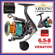 Ajiking Venator Mesin Pancing Spinning | Pemegang Skru In | TCE Tackles Spinning Fishing Reel