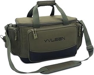 YVLEEN Fishing Tackle Box Bag - Outdoor Large Fishing Tackle Storage Bag - 100% Water-Resistant Poly