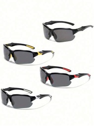 男女運動偏光太陽眼鏡，適用於騎行，跑步，攀岩，釣魚，高爾夫反光防風叢林營地保護護目鏡