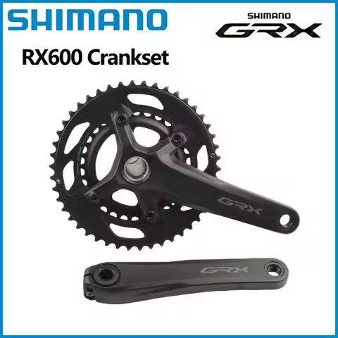 Shimano GRX RX600 10 Speed Crankset For Gravel Road Cycling 46-30T Chainrings 170/172.5/175mm Crank 