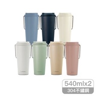 Locknlock 樂扣微笑騎士不鏽鋼隨行杯