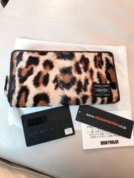 全新Head Porter Leopard 長銀包