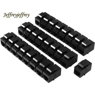25 Pcs Rj45 Coupler Cat6  Jacks Inline Coupler Female to Female Insert Coupler