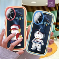 Doraemon Who Wears A Strange Shape ph case Hat for OPPO A1 Pro/K A3/S A5/S A7/N/X A8 A9 A11/X/S A12/E/S A15/S A16/S/K A17/K 4G/5G soft case Cute Girl Cute plastic Mobile Phone