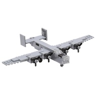 Military Building Blocks American B-24 Bomber Air Fighter Airplane Assembled Toy Model Compatible Le