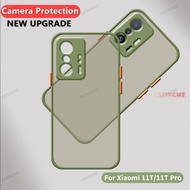Slim Cover Xiaomi 11T 11TPro Soft Case Mi 11 Bumper Shockproof Matte Translucent 11 T Pro Camera Full Protection Cover