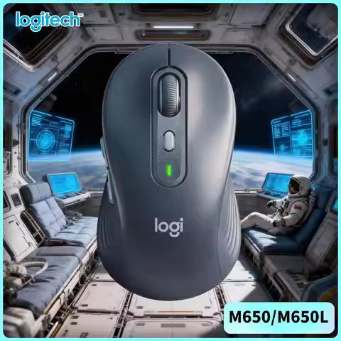Logitech M650 Wireless Silent Mouse, Smooth Glide Feet, Consistent Movement on Most Surfaces M750/M2