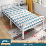 Dipan Tempat Tidur Lipat Ranjang Lipat Dipan Single Ranjang Lipat Dipan120x200 Ranjang Besi Kasur Si