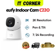 eufy Security Indoor Cam C220 2K Resolution with 360° Horizontal View