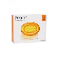 梨牌 - Pears 天然甘油香皂(100克x4件) [平行進口]