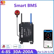 Daly Smart BMS with WiFi Function 4S 7S 8S 12V 24V BMS 30A 40A 60A 80A 100A 120A 150A 200A Build-in 