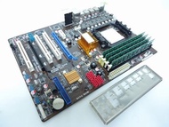 華碩 M4A78 PLUS 全固態電容主機板、AMD 770晶片組、PCI-E、音效、網路、DDR2、附擋板