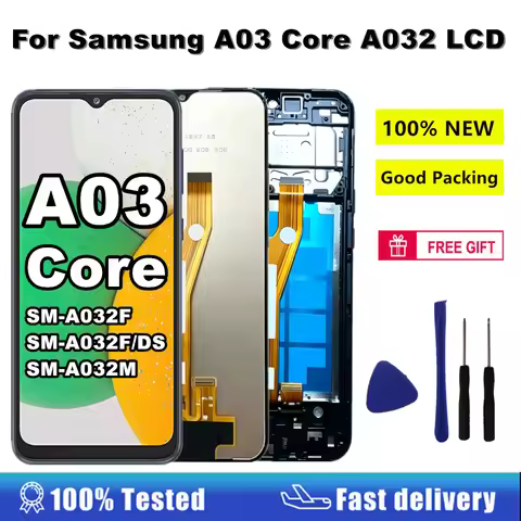6.5" For Samsung A03 Core LCD A032 A032F A032M A032F/DS Display Touch Screen Digitizer Assembly For 