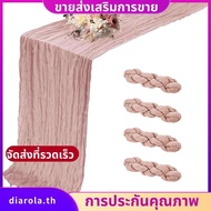 4 Pack Baby Cheese Cloth Table Runners 90x300cm Gauze Table Runner Cheese Cloth Table Runners for We