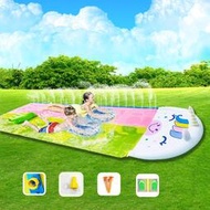 pvc充氣噴水滑水道玩具兒童戶外戲水滑道小孩子親子寶寶庭院草坪