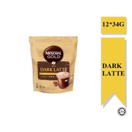 NESCAFE GOLD DARK LATTE 12*34G