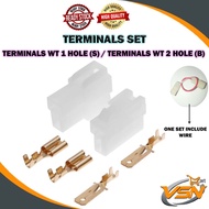 Terminals Connector Automative Wire Connector Male Female 1pin/2pin