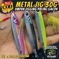 METAL JIG CASTING BAIT FINE SCALES 30GRAM 8CM PREMIUM 3x STRONG MOST GACOR