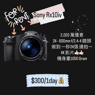 Sony rx10iv rent