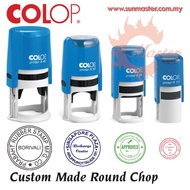 Colop Round Chop R12/R17/R24/R30/R40/R45/R50 / Rubber Stamp / Self-Inking Stamp