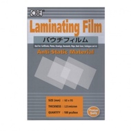 CBE 54mm x 86mm Laminate / Laminating Film (100 pcs)