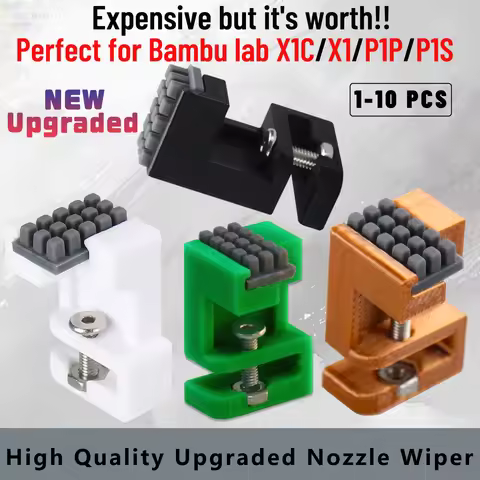 Nozzle Brush For Bambu Lab P1P P1S X1 X1C Nozzle Wiper Silicone Brush Bambulab x1c Nozzle Cleaner Fo